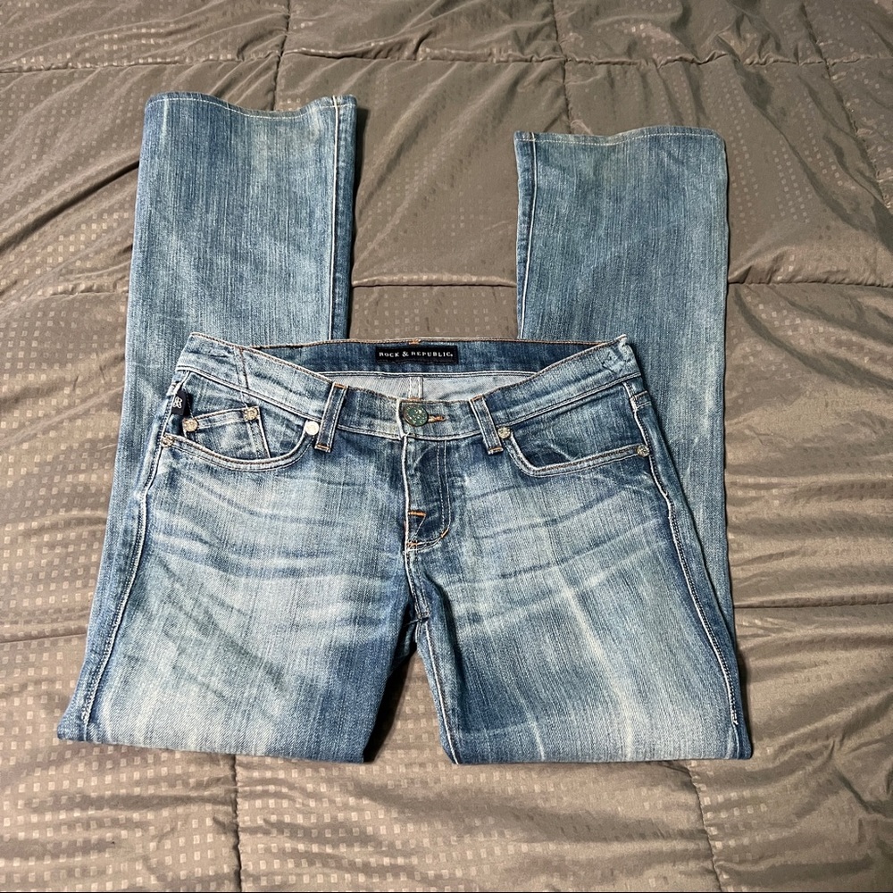 Rock & republic Kurt bootcut jeans size 27